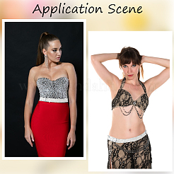 5 ярд отделки из полиэстера с пайетками&nbsp;OCOR-SP0001-30C