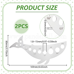 2 шт. инструмент для удаления китовой травы&nbsp;STAS-UN0064-24A