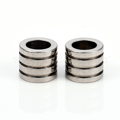 Европейские бусины из нержавеющей стали 201&nbsp;LS-STAS-I149-33B-1