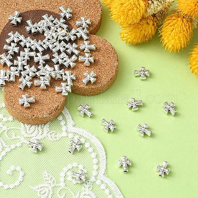 Сплавочные овальные бусины тибетского стиля &nbsp;FIND-YW0003-91-1