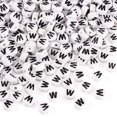 500шт акриловые бусины&nbsp;SACR-TA0001-55W-1