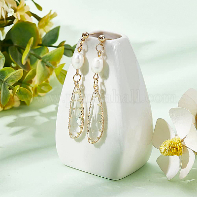 Латунь стекло кулоны&nbsp;KK-BC0008-97-1