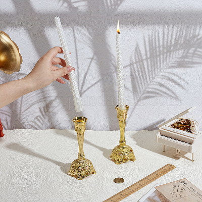 2 шт. подсвечники из цинкового сплава&nbsp;AJEW-PH0007-97A-1