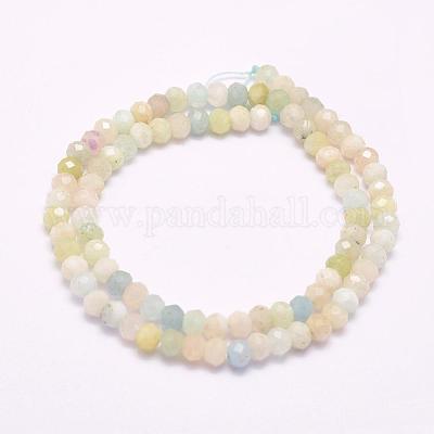 Природные морганит нитей бисера&nbsp;G-F509-54-5x8mm-1