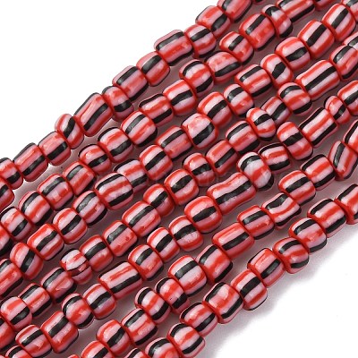 Бусы лэмпворк ручной работы&nbsp;BLOW-K001-01A-17-1