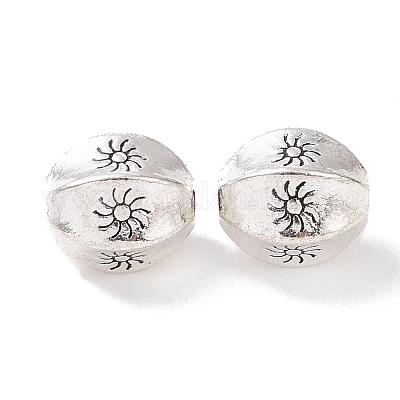 Сплавочные овальные бусины тибетского стиля &nbsp;FIND-H038-17AS-1