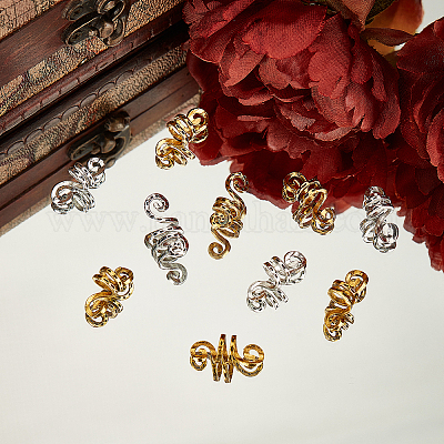 Манжеты из сплава для волос с покрытием&nbsp;OHAR-PH0001-20-1