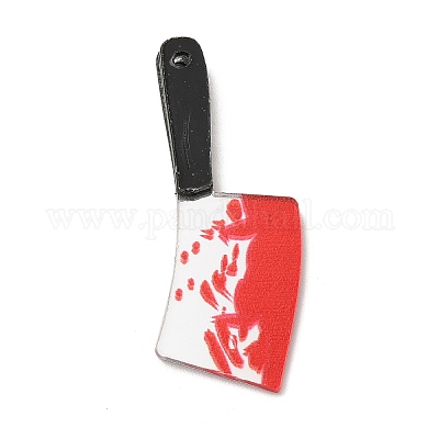 Непрозрачные акриловые подвески с принтом на Хэллоуин MACR-K330-42A-1-1