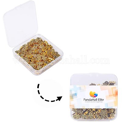 Сплавочные овальные бусины тибетского стиля &nbsp;TIBEB-PH0004-57-1