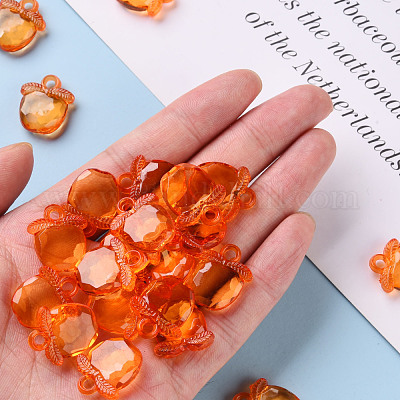 Прозрачные акриловые подвески&nbsp;TACR-S154-28B-84-1