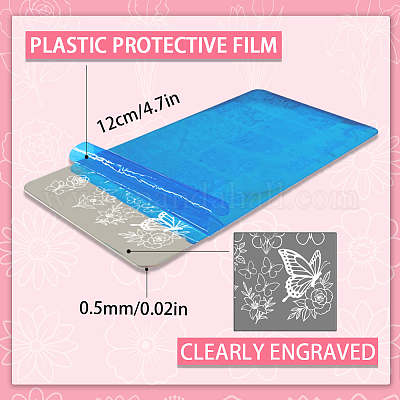 Шаблоны для дизайна ногтей своими руками из нержавеющей стали&nbsp;MRMJ-PH0003-16E-1