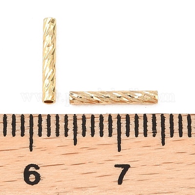 Латунные текстурированные бусины&nbsp;KK-H250-01A-G-1