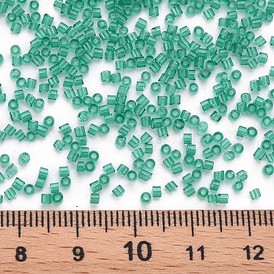 Прозрачные стеклянные цилиндрические бусины SEED-S047-I-001-1