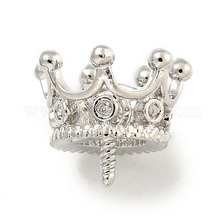 Латунный микро-паве кубический цирконий KKB-L215-040P-1