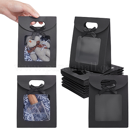 Прямоугольные подарочные пакеты из крафт-бумаги ABAG-WH0038-27B-01-1