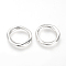 Tibetan Style Alloy Linking Rings, Cadmium Free & Lead Free, Ring, Antique Silver, 20x18x3mm, Hole: 13x14mm, about 590pcs/1000g