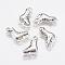 Alloy Pendants, Ice Skates, Antique Silver, 17x12x3mm, Hole: 1.5mm