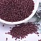 MIYUKI Round Rocailles Beads, Japanese Seed Beads, 11/0, (RR1433) Silverlined Crimson, 11/0, 2x1.3mm, Hole: 0.8mm, about 1111pcs/10g