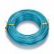Anodized Aluminum Wire, Bendable Metal Craft Wire, Flexible Craft Wire, for Beading Jewelry Craft Making, Dark Turquoise, 12 Gauge, 2.0mm, 55m/500g(180.4 Feet/500g)