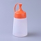 Plastic Sauce Squeeze Bottles, with Caps, For Condiments, Sauce, Refillable Bottle, Tomato, 13x5.9cm, Capacity: 180ml