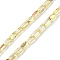 Electroplate Glass Beads Strands, Half Plated, Faceted, Column, Champagne Gold, 6.5x4mm, Hole: 0.8mm, about 80pcs/strand, 20.08''(51cm)