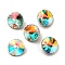 Glass Rhinestone Cabochons, Point Back & Back Plated, Faceted, Diamond, Crystal AB, 6x4mm