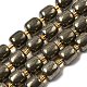 Природного пирита бисер нитей&nbsp;G-Z131-D01-03-2