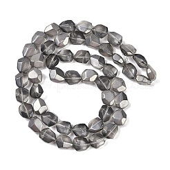 Стеклянные бусины с гальваническим покрытием &nbsp;EGLA-C009-01A-PL01