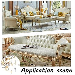 Железные плоские гвозди с круглой головкой&nbsp;AJEW-GA0001-51-B