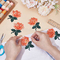 Нашивки на одежду из полиэстера&nbsp;PATC-WH0022-47