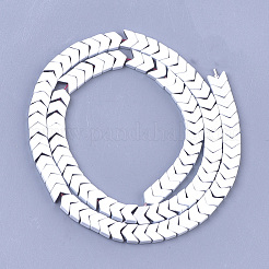 Окрашенного распылением немагнитных синтетических нитей гематита бусы&nbsp;X-G-T124-06L