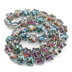 Стеклянные бусины с гальваническим покрытием &nbsp;EGLA-G037-07A