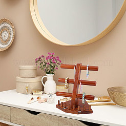 Комплект украшений из цельного дерева&nbsp;DJEW-WH0028-005