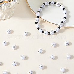 600 шт. Покрытие акриловыми бусинами&nbsp;PACR-PA0001-10A