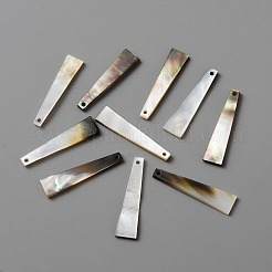 Оболочки губ натуральный черный подвески&nbsp;FIND-WH0117-09