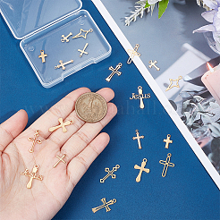 20 шт. 10 стиля вакуумного покрытия PVD из нержавеющей стали 304 подвески&nbsp;STAS-UN0042-24