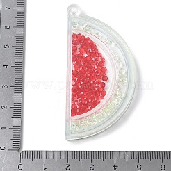 Прозрачные акриловые подвески с принтом&nbsp;OACR-E042-03C