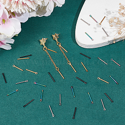 40 шт. 4-цветное ионное покрытие (IP) из нержавеющей стали 304 подвески&nbsp;STAS-UN0060-48