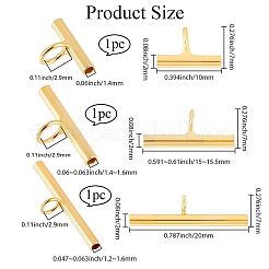 3 шт. 3 стиля 925 серебряных булавки-конвертера для подвески&nbsp;STER-BBC0008-54G