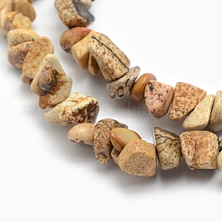 Естественного изображения яшмы бисер нитей G-P332-19