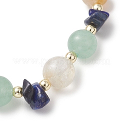 Женские браслеты из натуральных бусин цитрина&nbsp;BJEW-JB13183