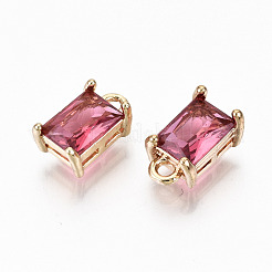 Латунь стекло горный хрусталь подвески&nbsp;X-GLAA-S179-21F-RS