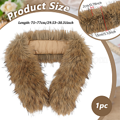 1 шт. отделка воротника из искусственного меха шенилла для декора и шитья&nbsp;FIND-BC0019-22C