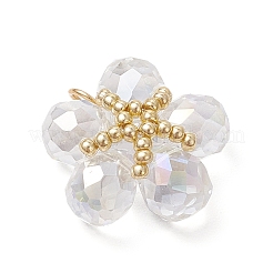 Прозрачные стеклянные подвески&nbsp;PALLOY-MZ00645-02