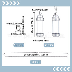 Наборы для самостоятельного изготовления ожерелья из стеклянной бутылки&nbsp;DIY-UN0007-62D