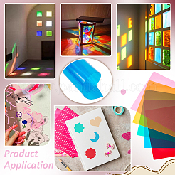 24 шт. 6-х цветные листы ПВХ пластика&nbsp;PVC-BC0001-01