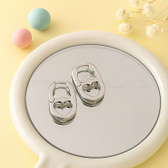 4 пара серег-колец из сплава и латуни в 4 стилях&nbsp;EJEW-GO0007-010