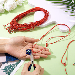 Воском ожерелья шнура полиэстер&nbsp;NJEW-TAC0022-01