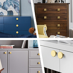 Латунные ручки ящиков&nbsp;FIND-CA0001-59EB