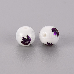 Гальванические стеклянные бусины&nbsp;LS-EGLA-Q123-010E